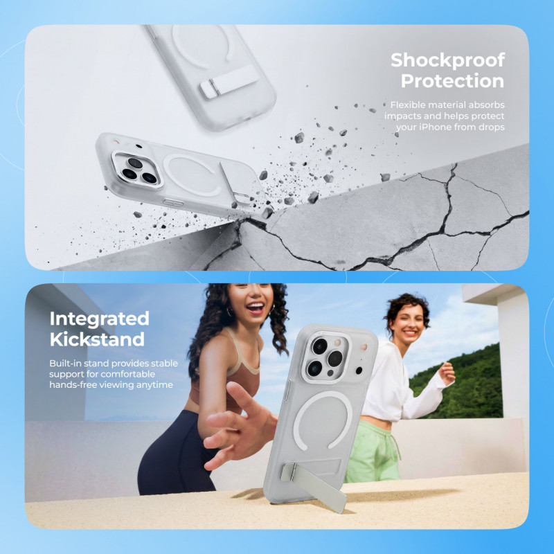 Чохол Proove Mainstay Case with Magnetic Ring для iPhone 14 Pro White (PCMCIP14P014)