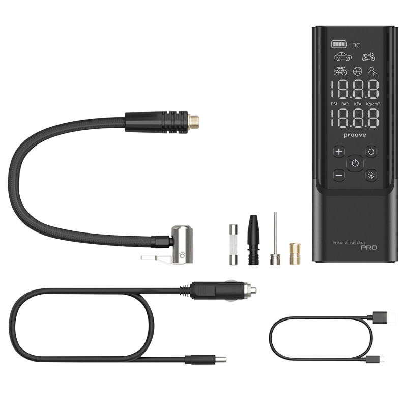 Автомобильный насос Proove Pump Assistant Pro 120W 7500mAh Black (PPAP80010901)