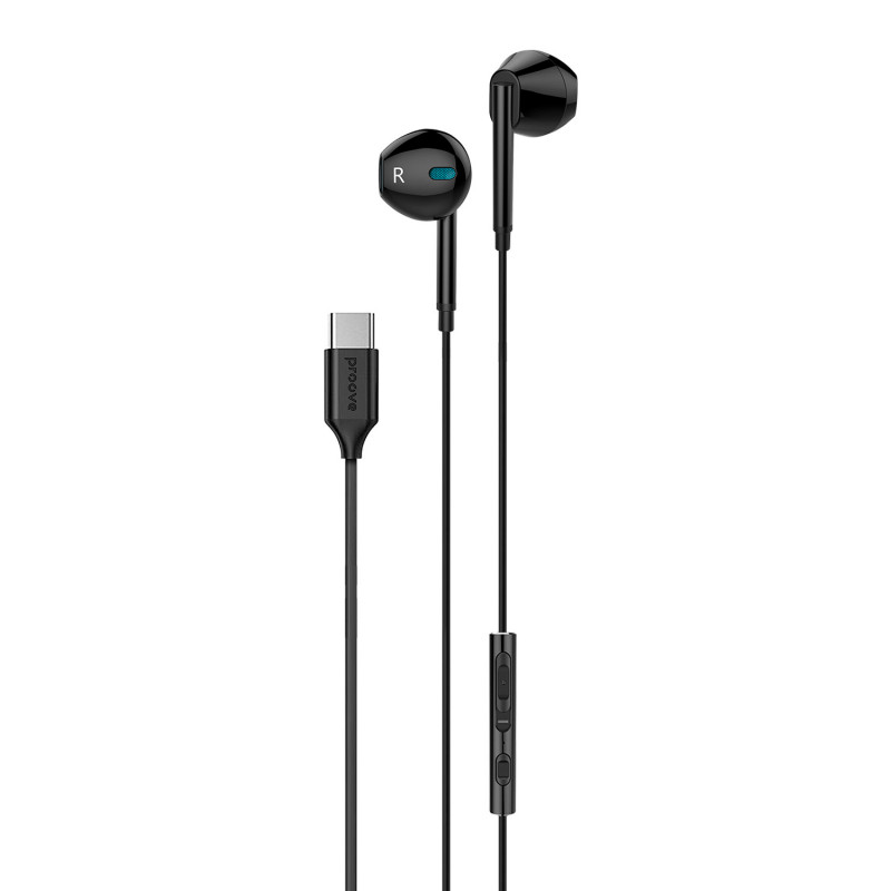 Проводные наушники Proove Scape C3 (Type-C) Black (WESC00002001)