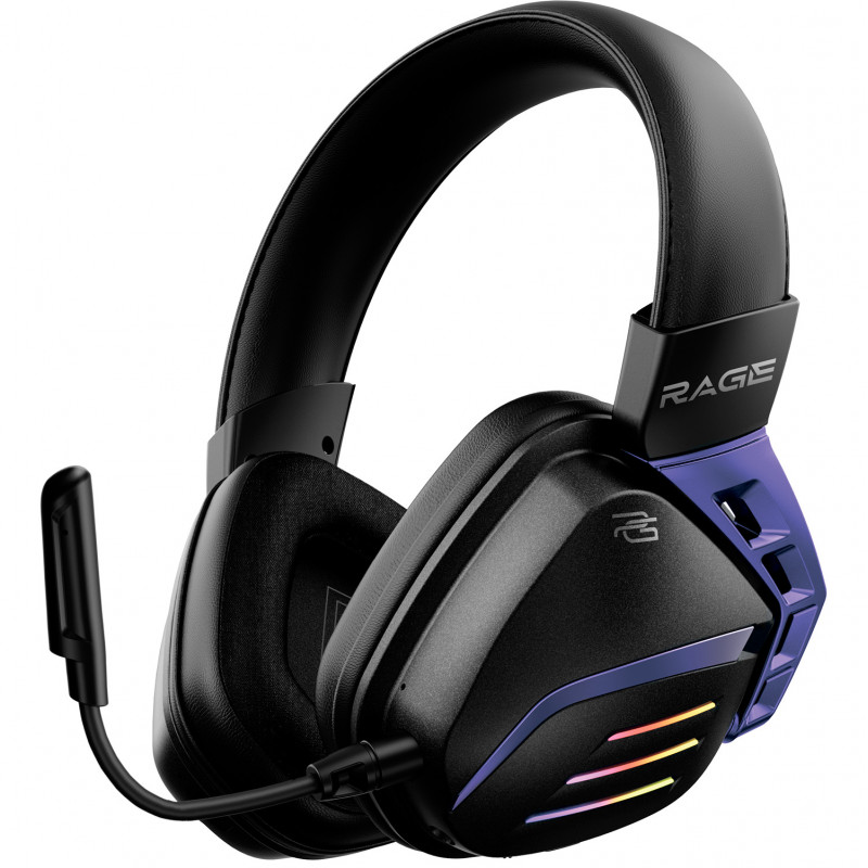 Беспроводная игровая гарнитура Proove Gaming Rage (APP) Black/Purple (WHRG00020001)