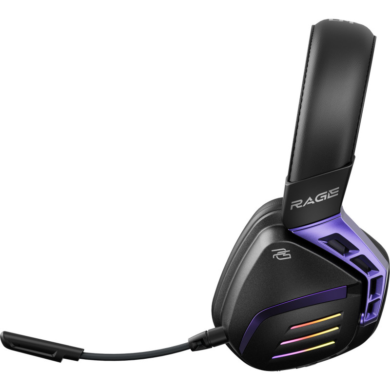 Беспроводная игровая гарнитура Proove Gaming Rage (APP) Black/Purple (WHRG00020001)