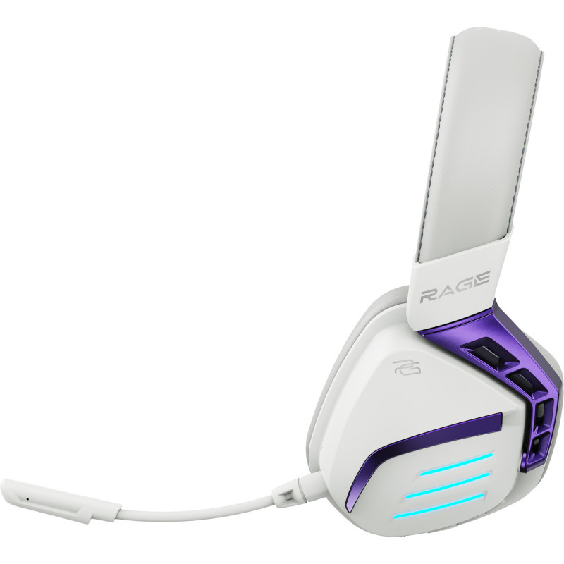 Беспроводная игровая гарнитура Proove Gaming Rage (APP) White/Purple (WHRG00020002)