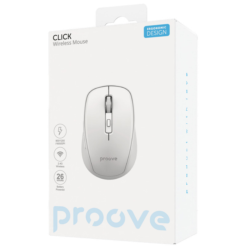 Беспроводная мышь Proove Click White (WMCL00000002)