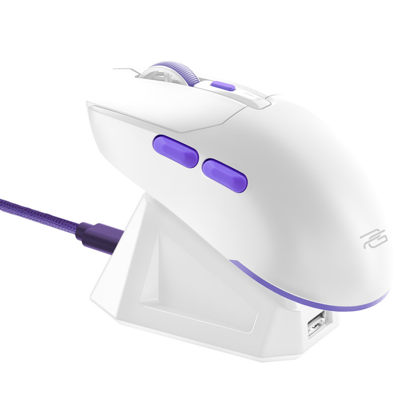 Бездротова ігрова миша Proove Gaming Rate Pro with Charging Dock White (WMRPCD022002)
