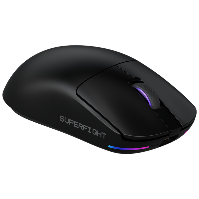 Бездротова ігрова миша Proove Gaming Superfight Wireless with charging dock Black/Purple (WMSW00122001)
