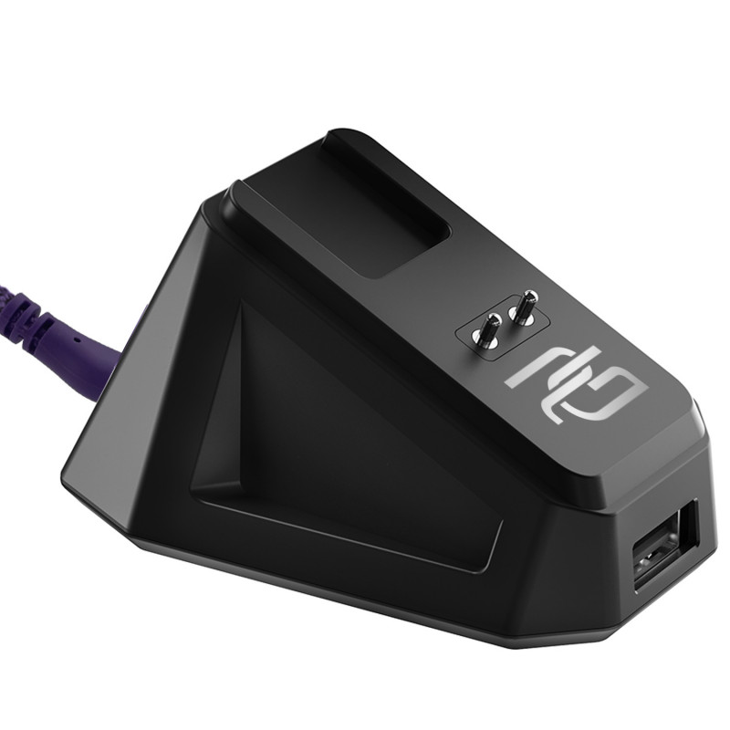 Бездротова ігрова миша Proove Gaming Superfight Wireless with charging dock Black/Purple (WMSW00122001)
