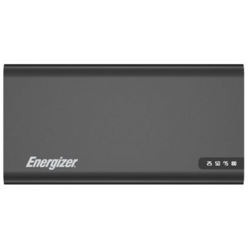 Внешний аккумулятор Power Bank Energizer UE10047PQ-10000 mAh Li-pol+TYPE-C PD Black