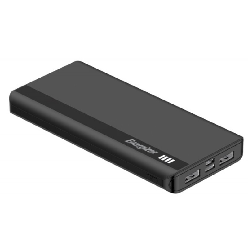 Зовнішній акумулятор Power Bank Energizer UE10054-10000 mAh Li-pol+TYPE-C Black