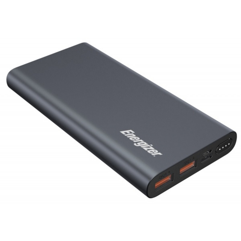 Внешний аккумулятор Power Bank Energizer UE10047PQ-10000 mAh Li-pol+TYPE-C PD Grey