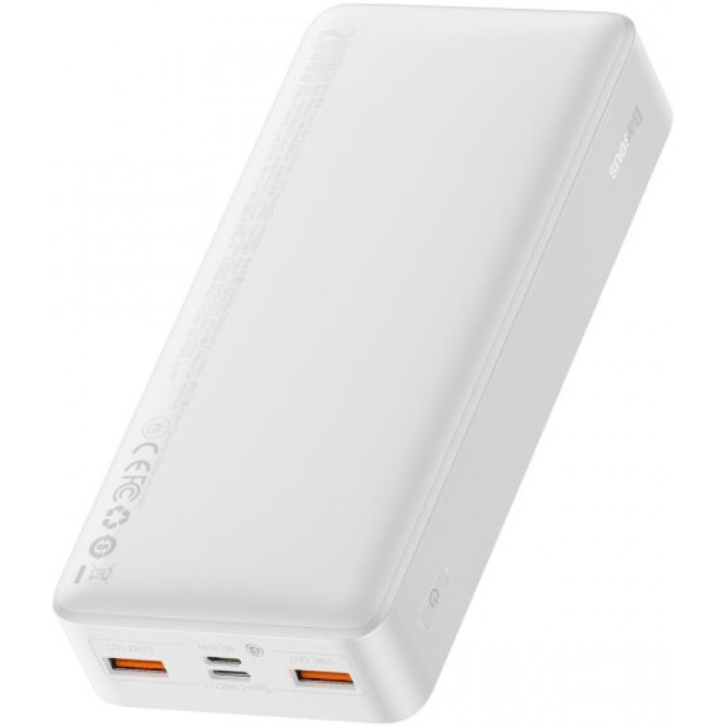 Зовнішній акумулятор Power Bank Baseus Bipow 20000mAh 20W Display White (PPDML-M02)