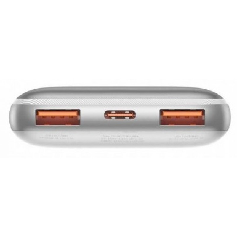 Зовнішній акумулятор Power Bank Baseus Bipow Pro 10000mAh 20W Display White (PPBD040102)