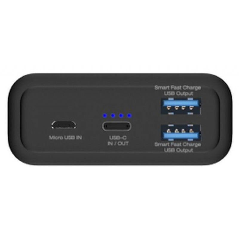 Внешний аккумулятор Power Bank Energizer UE20012PQ-20000mAh Li-pol+TYPE-C PD Black
