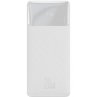 Зовнішній акумулятор Power Bank Baseus Bipow 30000mAh 20W Display White (PPDML-N02)