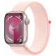 Apple Watch Series 9 GPS 41mm Pink Aluminium with Light Pink Sport Loop (MR953)