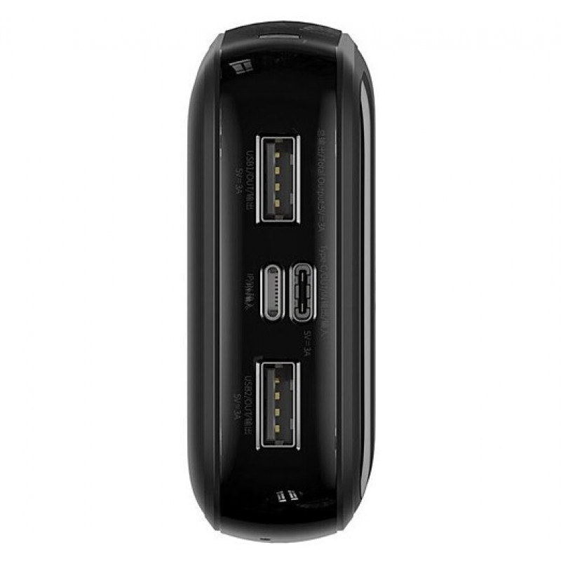 Зовнішній акумулятор Power Bank Baseus Bipow Qpow 20000mAh 15W Black (+IP Cable) (PPQD-F01)