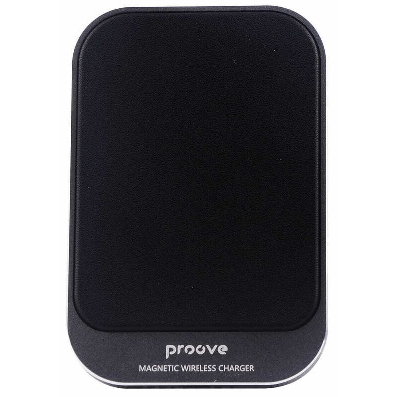 Автотримач із бездротовою зарядкою Proove Square Magnetic 15W Black
