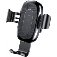 Автоутримувач Baseus Wireless Charger Gravity Car Mount Black