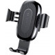 Автоутримувач Baseus Wireless Charger Gravity Car Mount Black