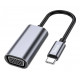 Переходник Hoco UA21 Origin Type-C to VGA Metal Gray
