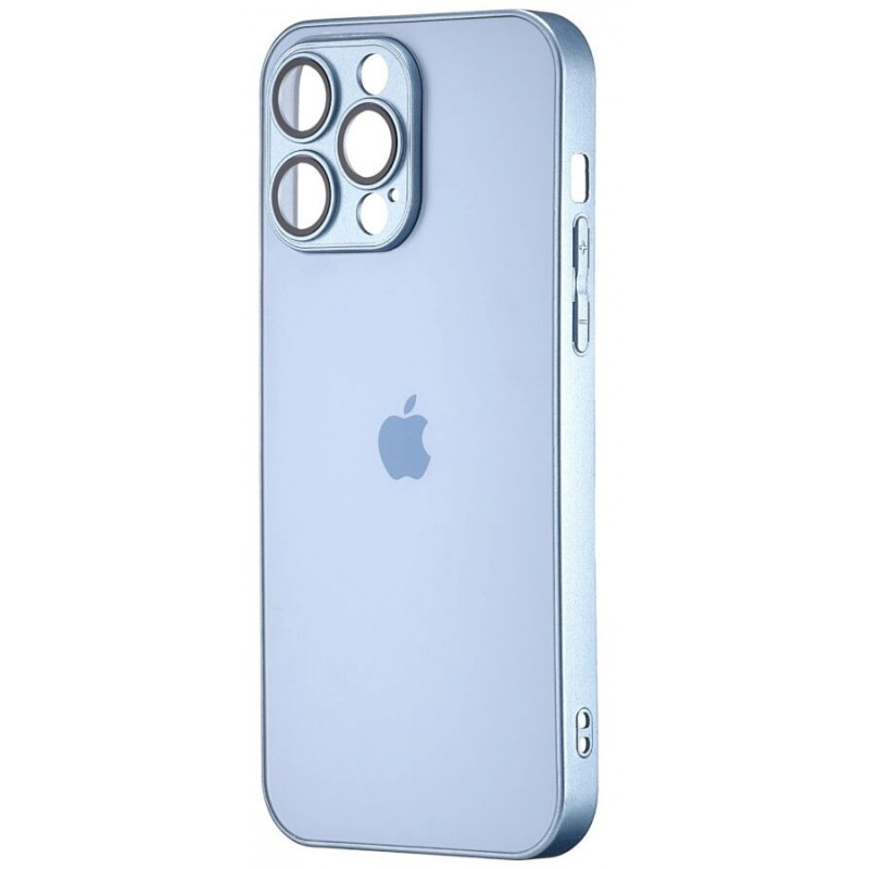 Чехол AG-Matte With MagSafe iPhone 14 Pro Light Blue