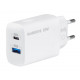 Зарядний пристрій Glasscove 20W 2-PORT TYPE-C + USB TC-012APQ20