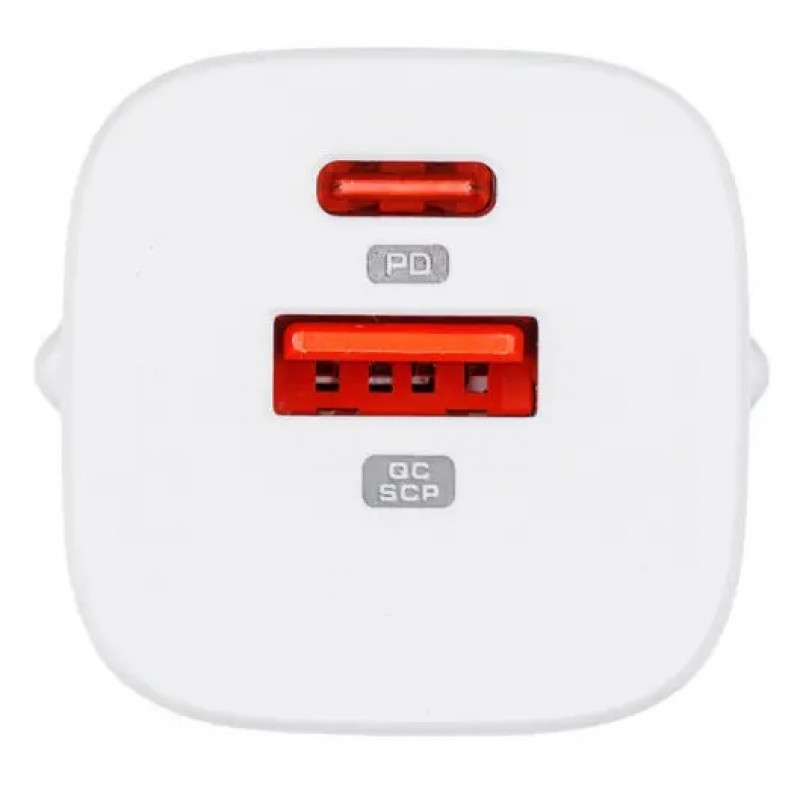 Зарядний пристрій Glasscove 33W GAN 2-PORT TYPE-C + USB TC-099BPQ33