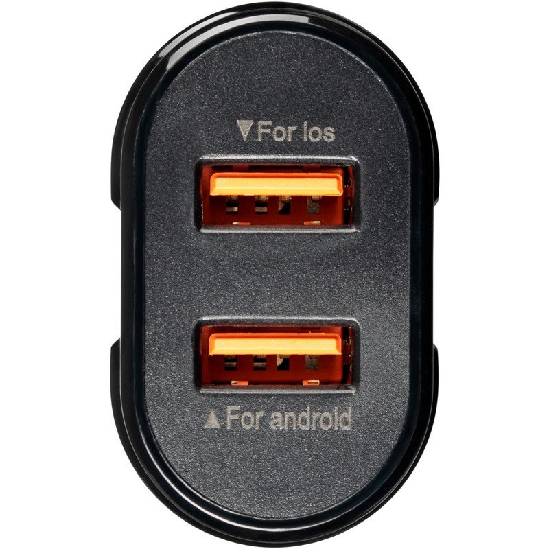 Сетевое зарядное устройство Gelius Avangard GP-HC06 2USB 2.4A 12W + кабель Lightning Black