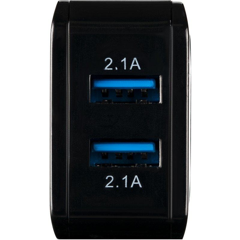 Мережевий зарядний пристрій Gelius Prime GU-HC02 2USB 2.1A 12W + кабель Type-C Black