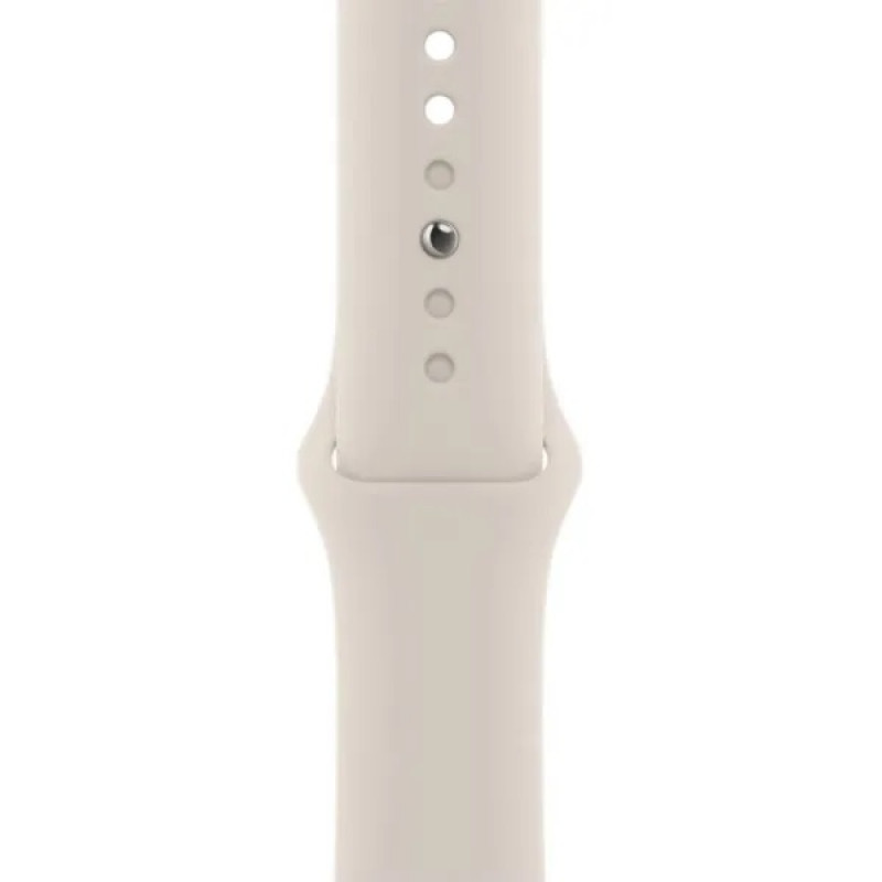 Apple Watch Series 8 GPS + Cellular 41mm Starlight Aluminum Case with Starlight Sport Band S/M (MNUX3)