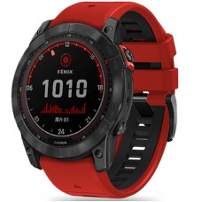 Ремінець Tech-Protect IconBand Pro для Garmin Fenix 3 | 5X | 3HR | 5X Plus | 6X | 6X Pro | 7X Red Black (9319456605105)