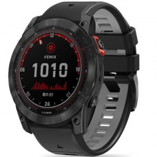 Ремінець Tech-Protect IconBand Pro для Garmin Fenix 5 | 6 | 6 Pro | 7 Black Grey (9319456604856)