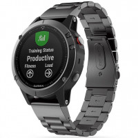 Ремінець Tech-Protect Stainless для Garmin Fenix 3 | 5X | 3HR | 5X Plus | 6X | 6X Pro | 7X Black (9589046920226)