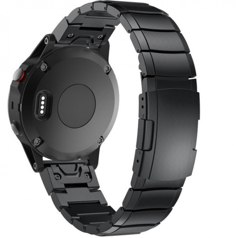 Ремінець Tech-Protect SteelBand для Garmin Fenix 3 | 5X | 3HR | 5X Plus | 6X | 6X Pro | 7X Black (5906735412581)