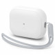 Чохол Spigen для AirPods Pro 2/1 Silicon Fit Strap White/Grey (ACS05811)