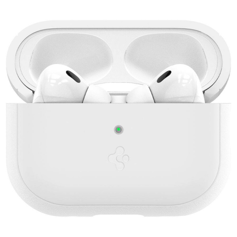 Чохол Spigen для AirPods Pro 2/1 Silicon Fit Strap White/Grey (ACS05811)