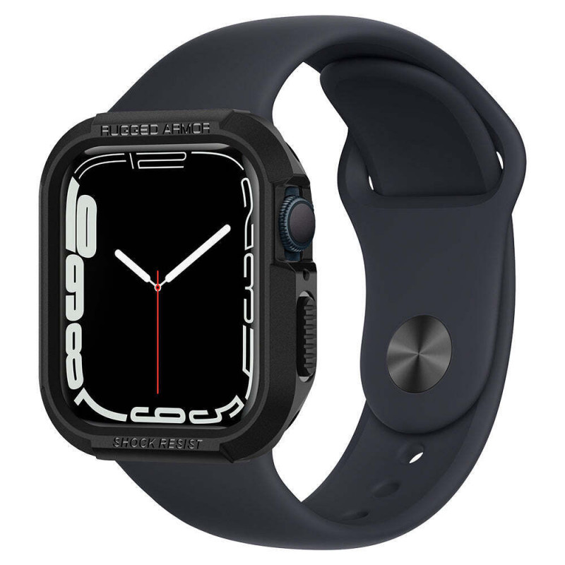 Чохол Spigen для Apple Watch 40/41mm Rugged Armor Black (061CS24480)