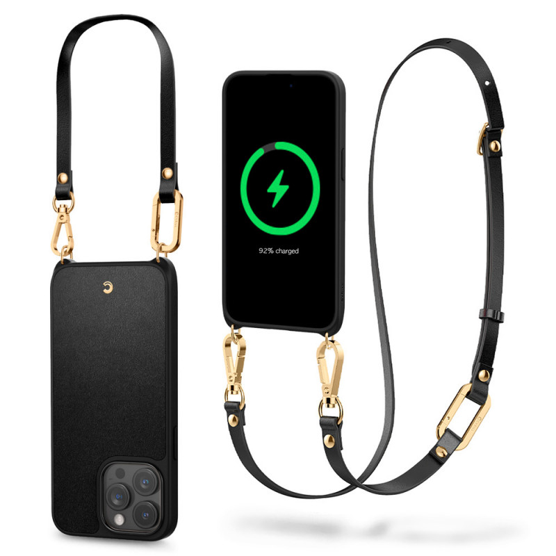 Чохол Spigen Cyrill Classic Charm для iPhone 15 Pro with MagSafe Black (ACS06773)