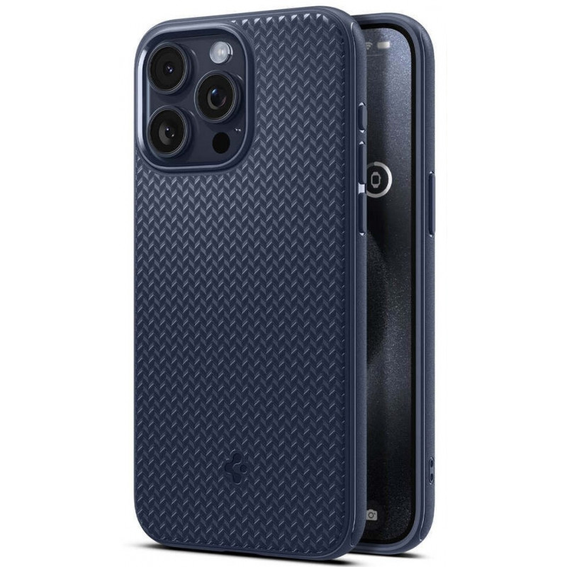 Чохол Spigen Mag Armor для iPhone 15 Pro Max Matte with MagSafe Blue (ACS06598)