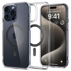 Чохол Spigen Ultra Hybrid для Apple iPhone 15 Pro Max з MagSafe Carbon Fiber (ACS06578)