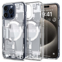 Чохол Spigen Ultra Hybrid для Apple iPhone 15 Pro Max з MagSafe Zero One White (ACS07034)