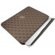 Чехол Guess 4G Metal Gold Logo для MacBook 13" Brown (GUCS13G4GFBR)