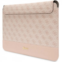 Чехол Guess 4G Stripe Metal Logo для MacBook 14" Pink (GUCS14PS4SGP)