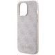 Чехол Guess 4G Metal Gold Logo для iPhone 14 Pro Max Pink (GUHCP14XG4GFPI)