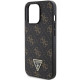 Чехол Guess 4G Triangle Metal Logo для iPhone 14 Pro Black (GUHCP14LPG4GPK)
