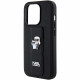 Чохол Karl Lagerfeld Gripstand Saffiano Karl&amp;Choupette Pins для iPhone 14 Pro Max Black (KLHCP14XGSAKCPK)