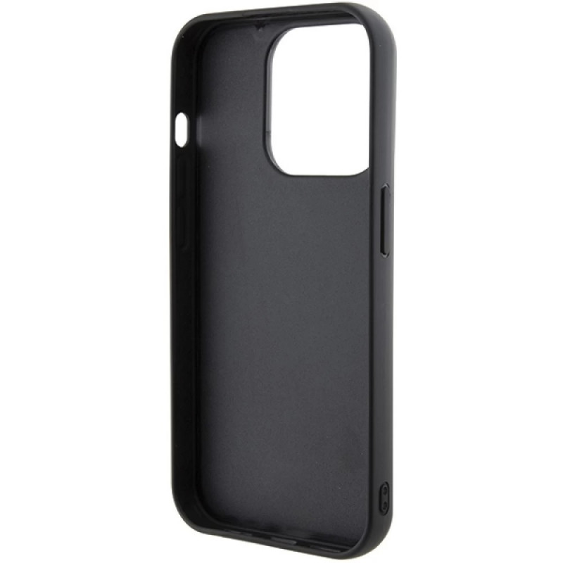 Чохол Karl Lagerfeld Gripstand Saffiano Karl&amp;Choupette Pins для iPhone 14 Pro Max Black (KLHCP14XGSAKCPK)