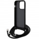 Чохол Karl Lagerfeld Crossbody Saffiano Metal Pin Karl &amp; Choupette для iPhone 14 Pro Max Black (KLHCP14XSAKCPSK)