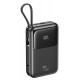 Внешний аккумулятор Power Bank XO PR234 20000mAh PD20W + QC22.5W with iP/Type-C cable Black