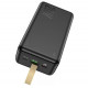 Внешний аккумулятор Power Bank Hoco J87B 30000mAh Tacker PD20W+QC3.0 Black