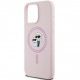 Чохол Karl Lagerfeld Silicone Karl &amp; Choupette Ring для iPhone 15 Pro Pink with MagSafe (KLHMP15LSCMKCRHP)